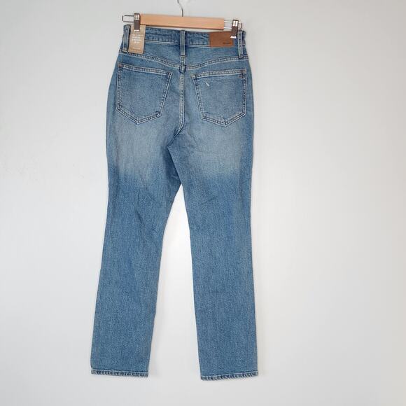 Madewell Curvy Perfect Vintage Jean Denman Wash Distressed Size 24 NWT - Picture 5 of 11